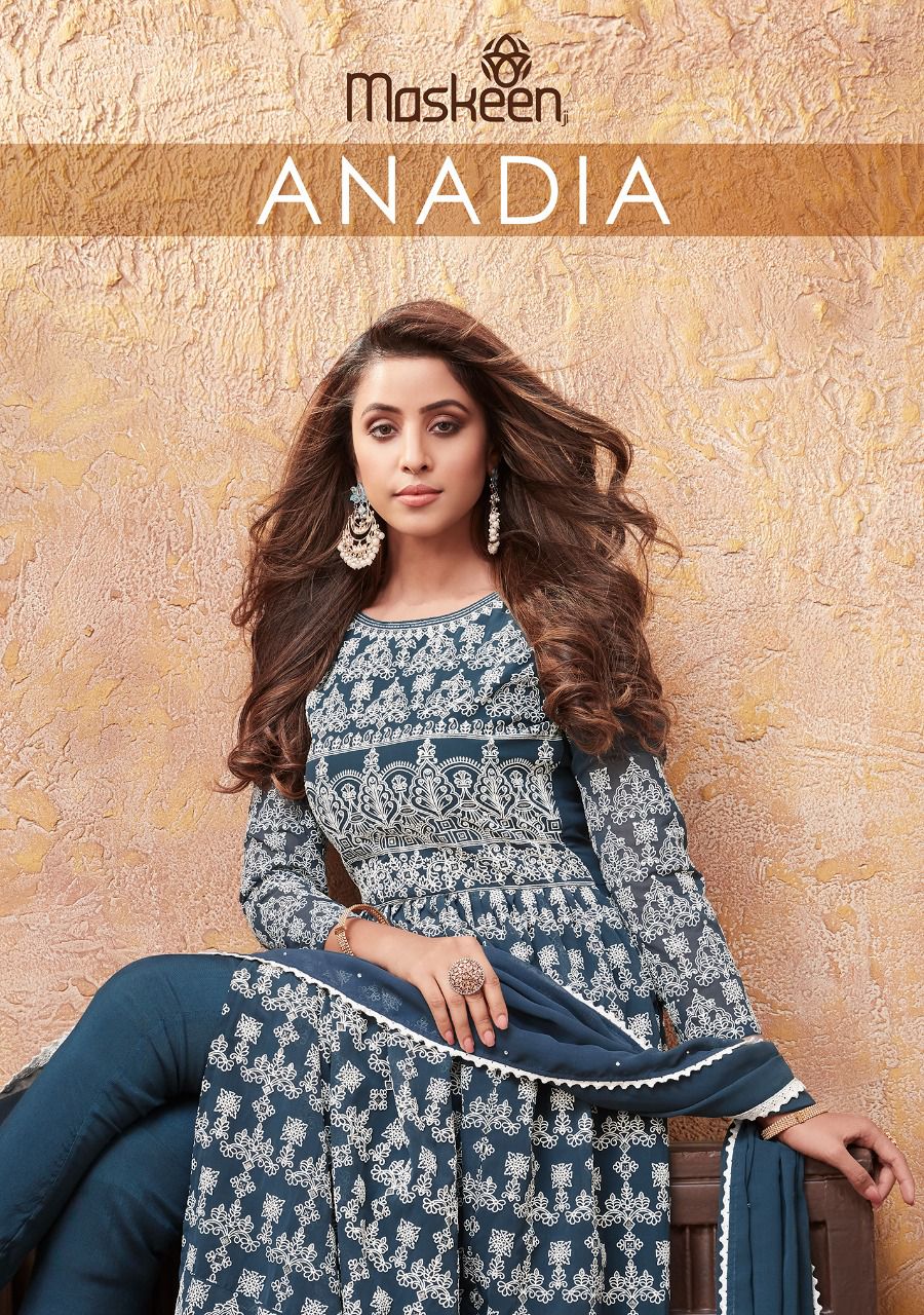Anadia By Maskeen Pure Georgette Readymade Collection Single And Set Stockiest And Supplier From Sur...