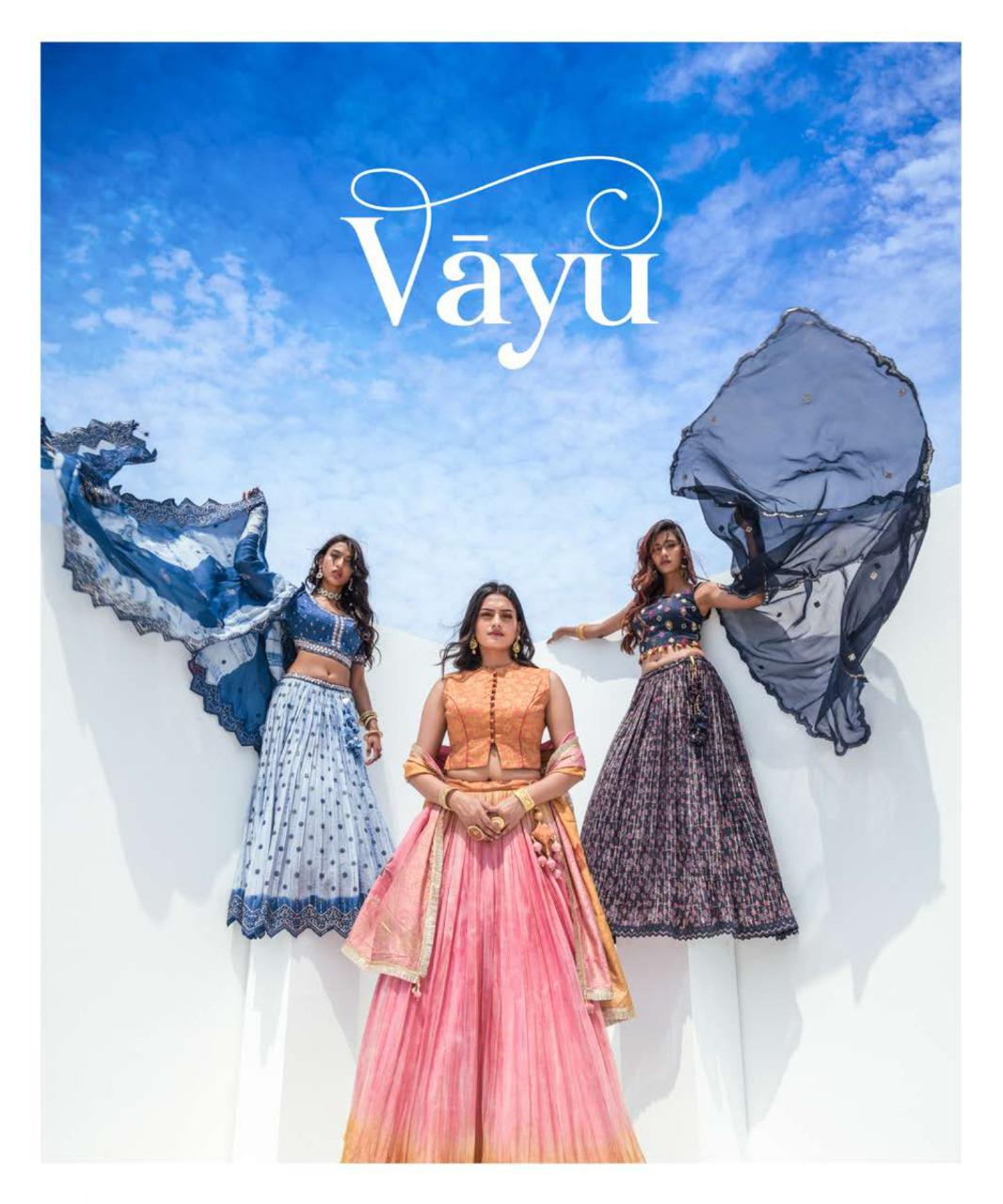 Vayu By Parvati Fabrics Designer Stylish Wear Lehanga Choli Single And Set Stockiest And Supplier Fr...