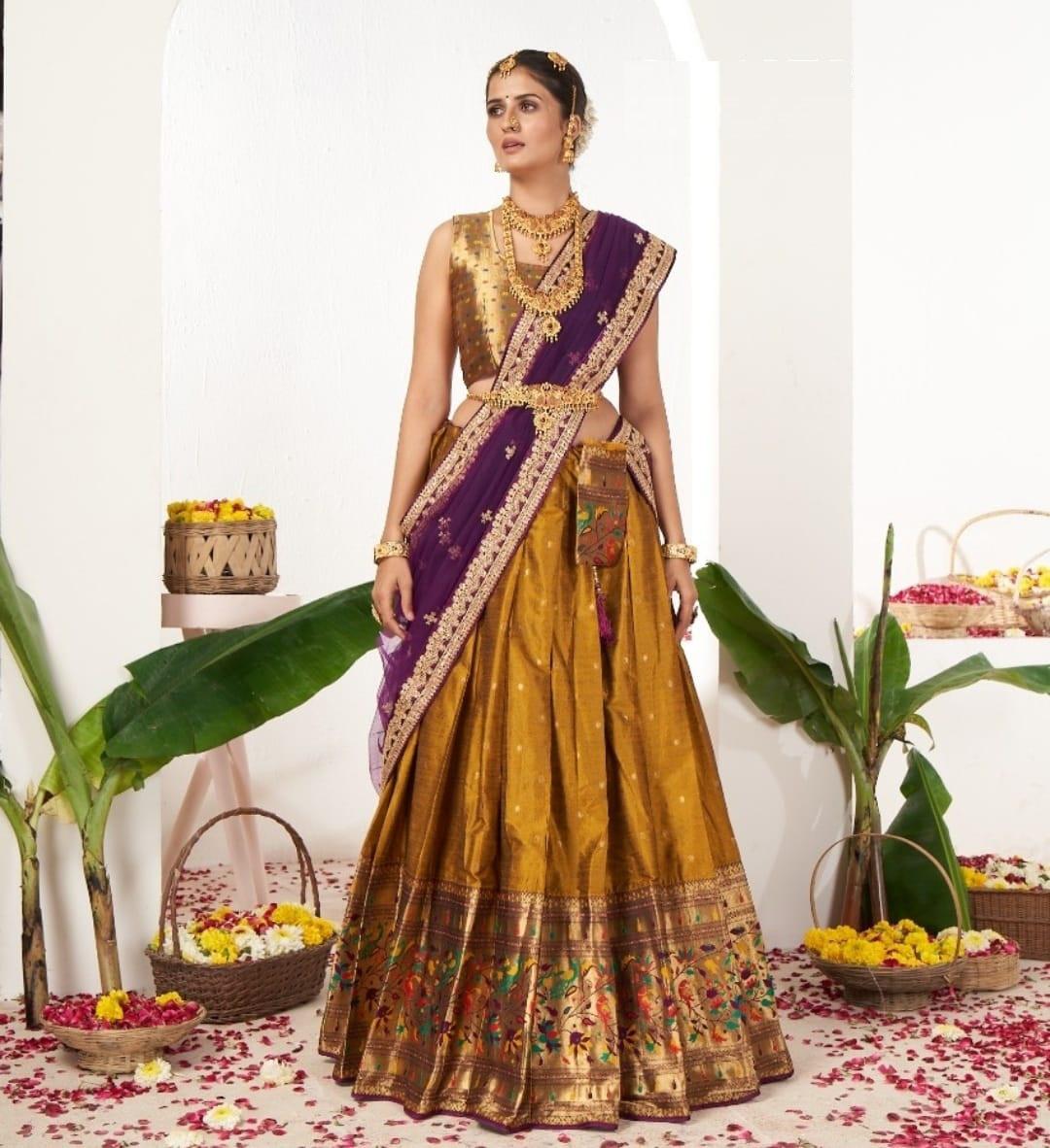 New Lehanga Choli For Pongal Festival Single And Set Stockiest And Supplier From Surat