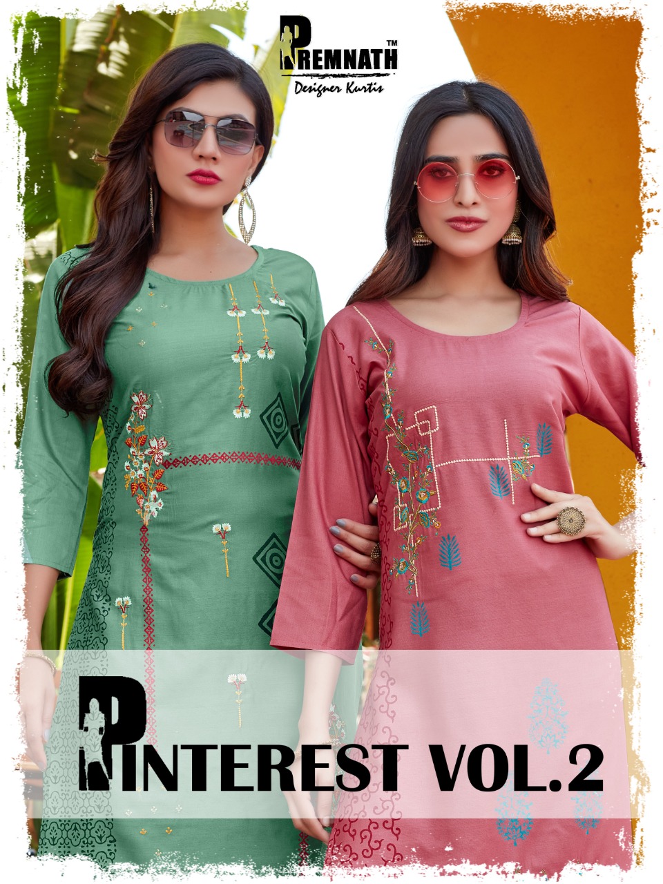 Pinterest Vol 2 By Premnath Designer Kurtis Wholesaler Supplier From Surat