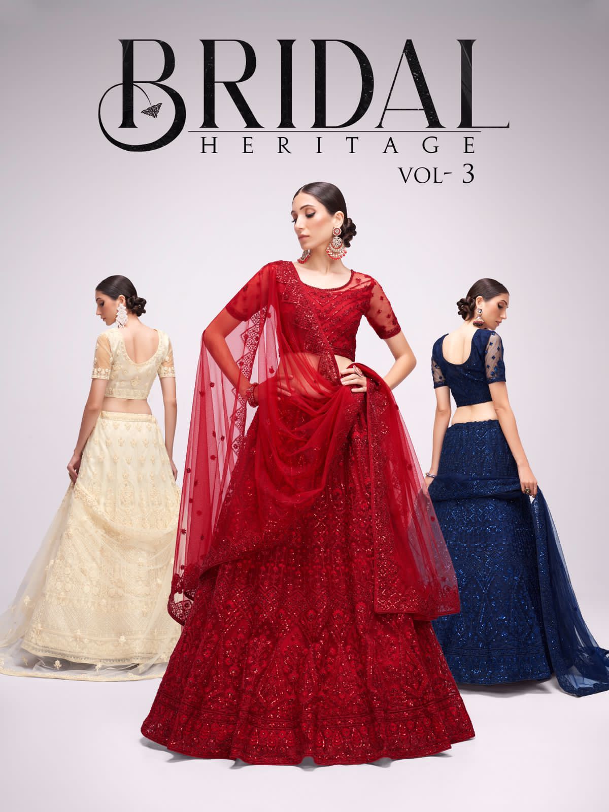 Alizeh Official New Catalog Launch Bridal Heritage Vol 3 Designer Lehangas Single Avilable Wholesale...