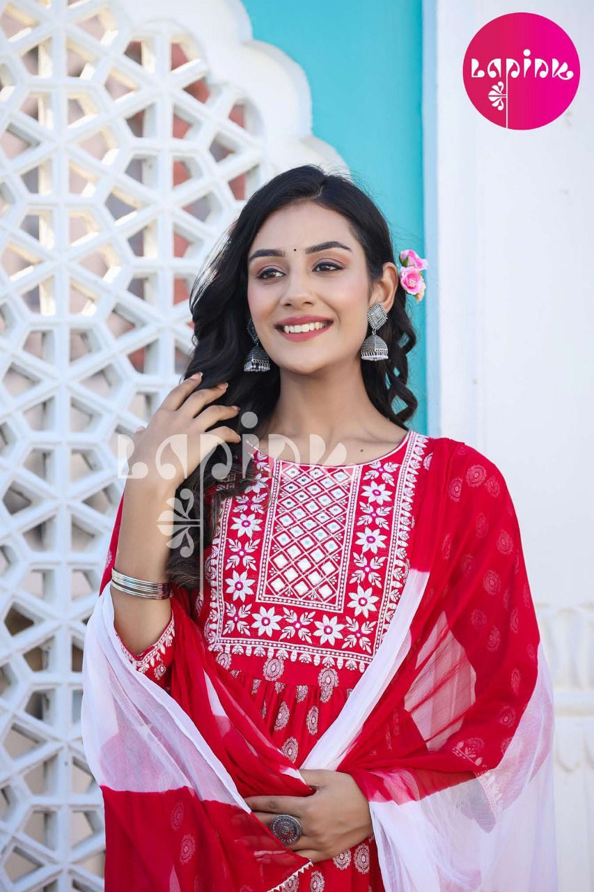 Nyra By Lapink Kurti Pant With Dupatta Wholesaler Supplier From Surat