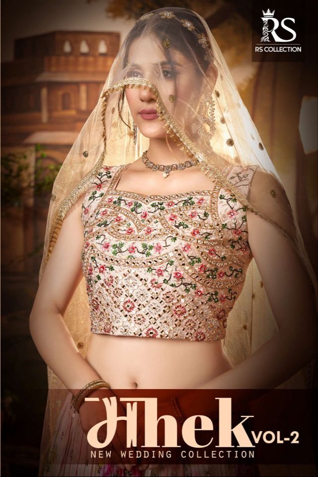 Mahek By Rs Collection Designer Crop Top Lehenga Dealer From India