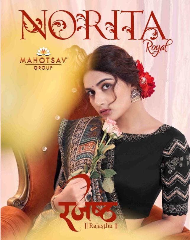 Mahotsav Group Present New Catalog Norita Royal Rajastha Series 42507 To 42519 Designer Silk Saree S...