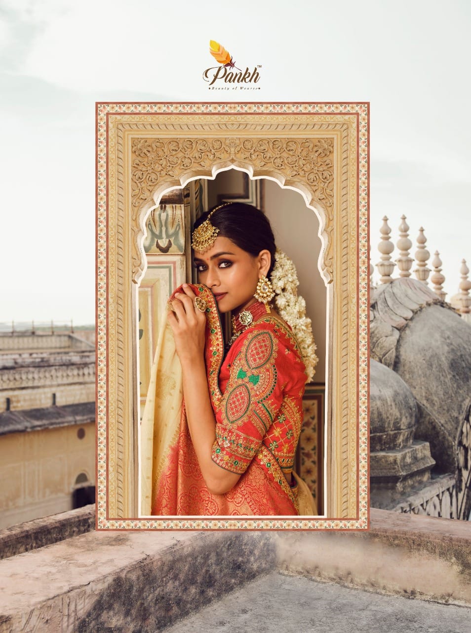 Pankh Vol 1 Double Blouse By Pankh Banarasi Silk Saree Single And Set Stockiest And Supplier From Su...