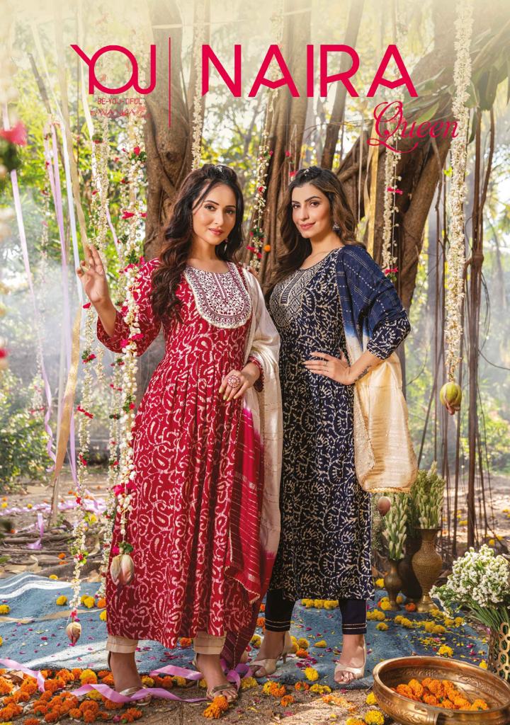 Naira Queen By You Designer Kurti With Pant And Dupatta Wholesaler Supplier From Surat