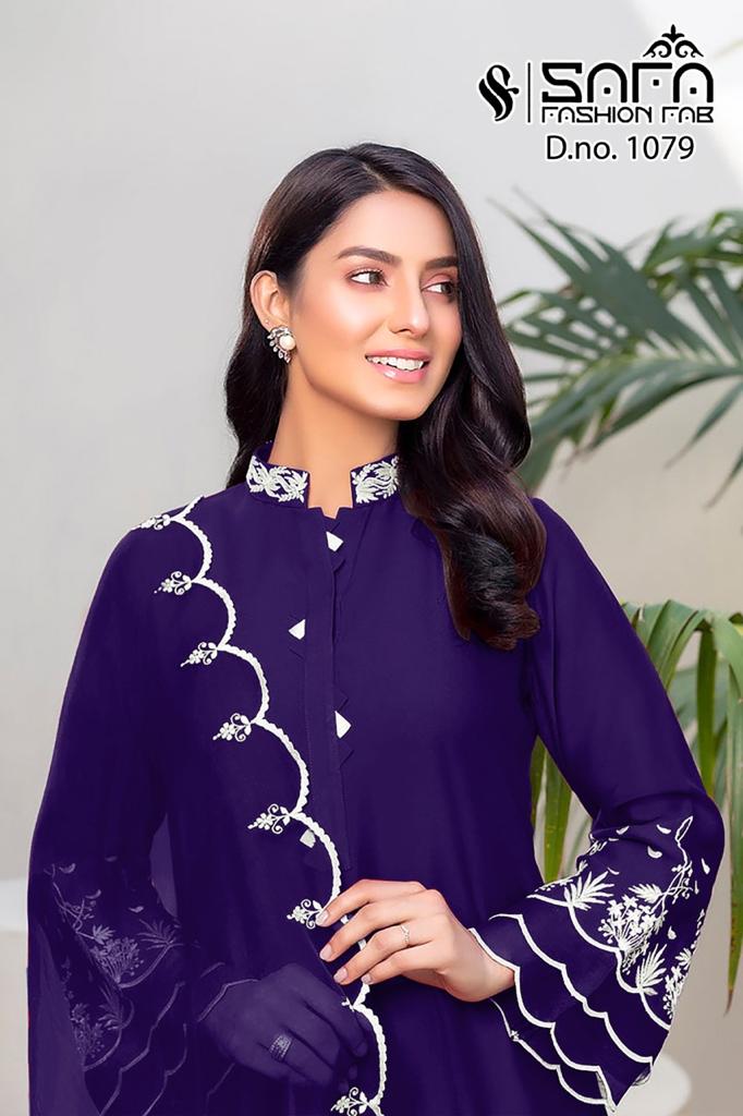 Safa Fashion Fab D No 1079 Laxuria Pret Formal Wear Collection