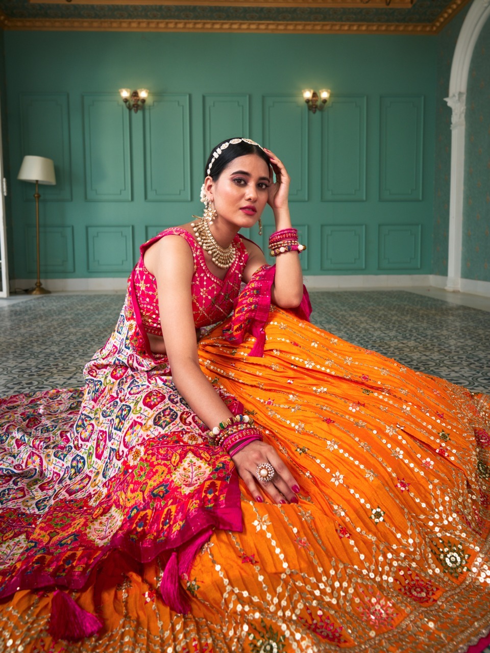 Presenting The Most Awaited Styles Of Sequins Lehenga