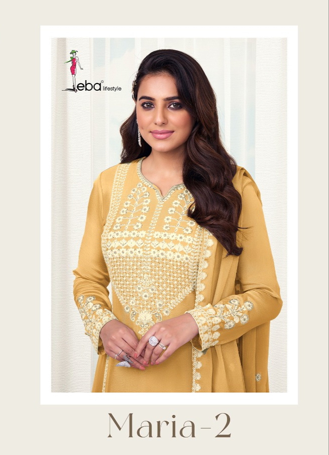 Maria Vol 2 By Eba Lifestyle Designer Plazo Suit Single And Set Stockiest And Supplier From Surat