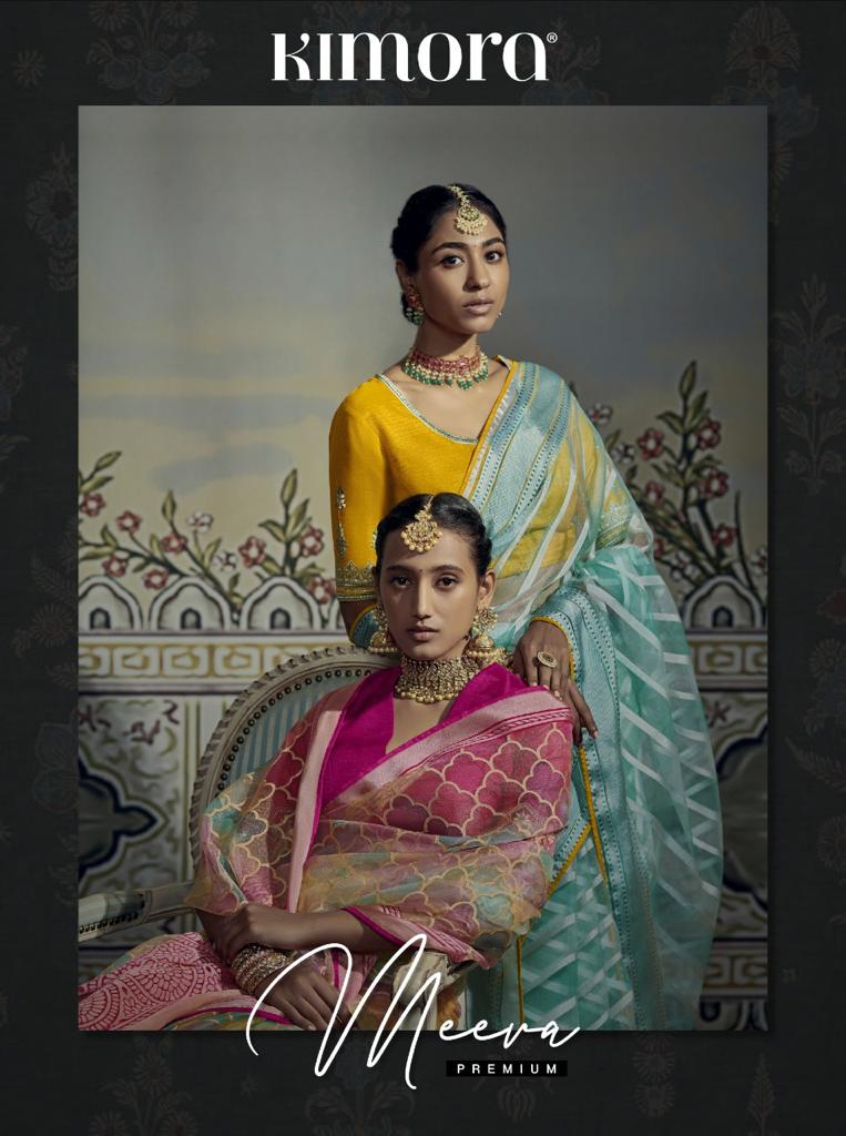 Meera Premium Series P 16041 To P 16051 By Kimora Fashion Designer Saree Single Avilable Wholesaler ...