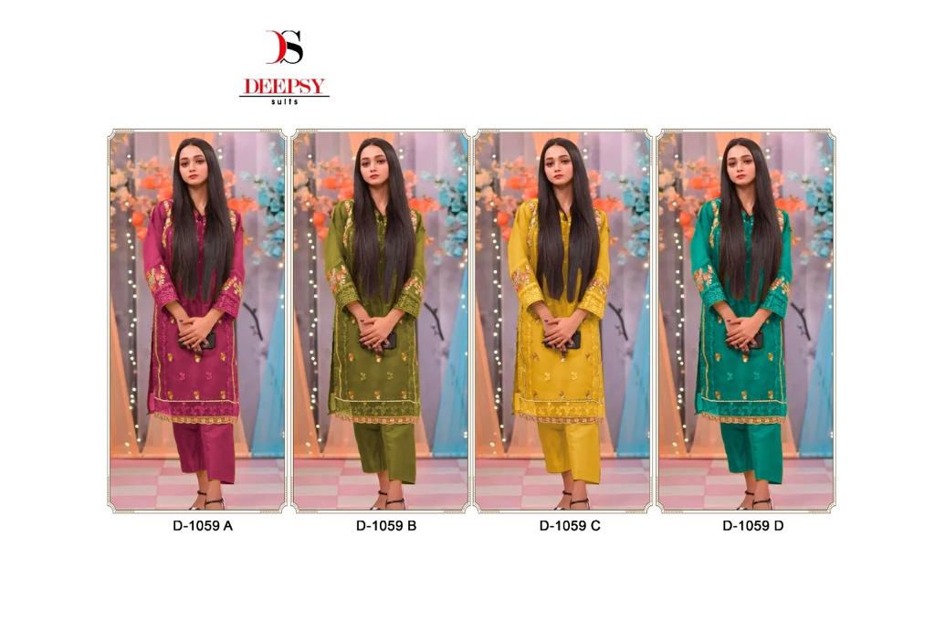 Deepsy Suits D No 1059abcd Manufacturer Surat