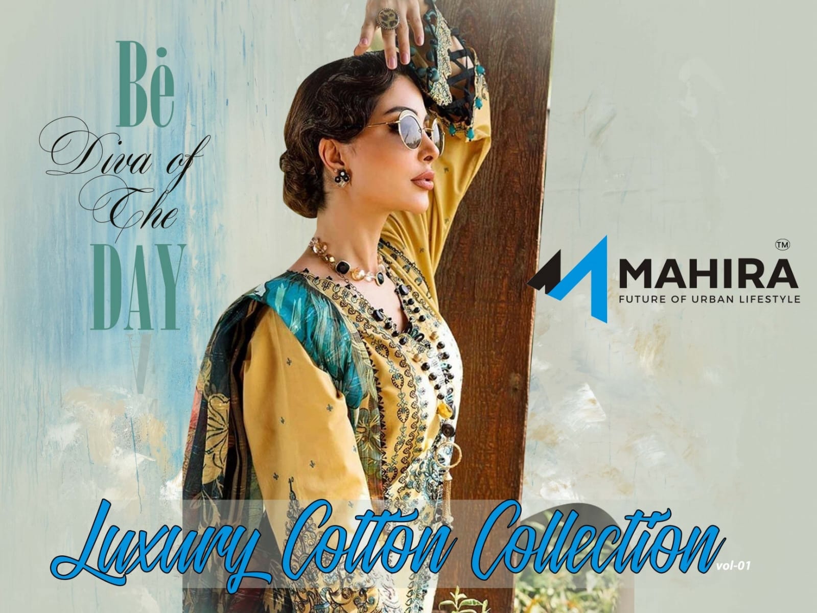 Mahira Vol 1 Laxuria Cotton Collection By Mahira Designer Cotton Suit Wholesaler Surat