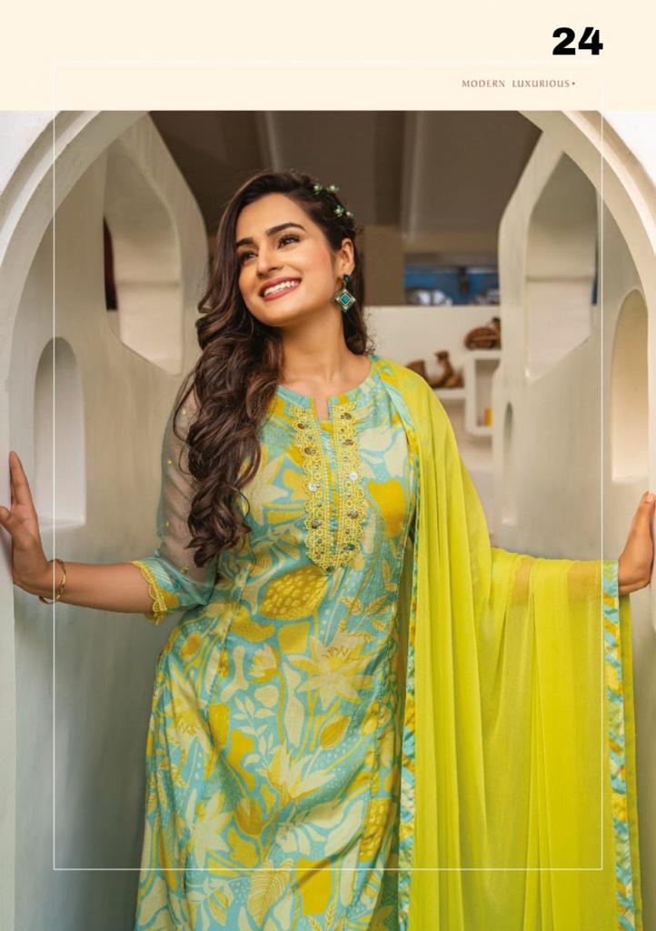 Affair By Anju Fabrics Digital Print Kurti Pant With Dupatta