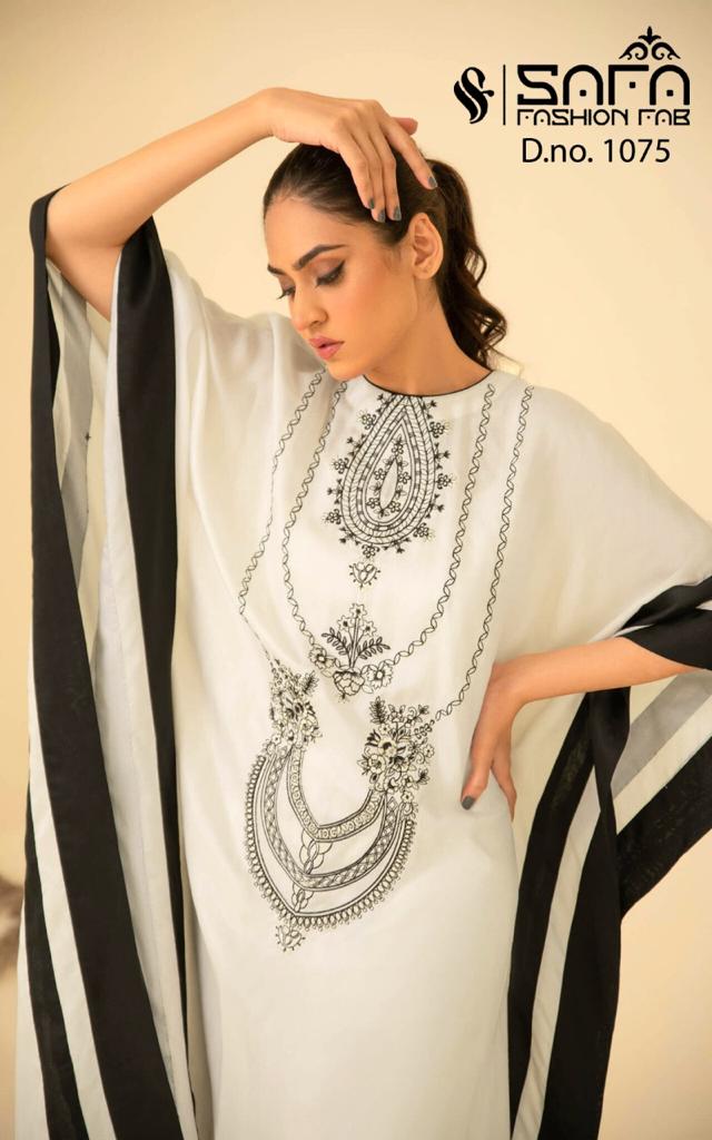 New Design 1075 Safa Fashion Fab Luxury Pret Formal Wear Collection
