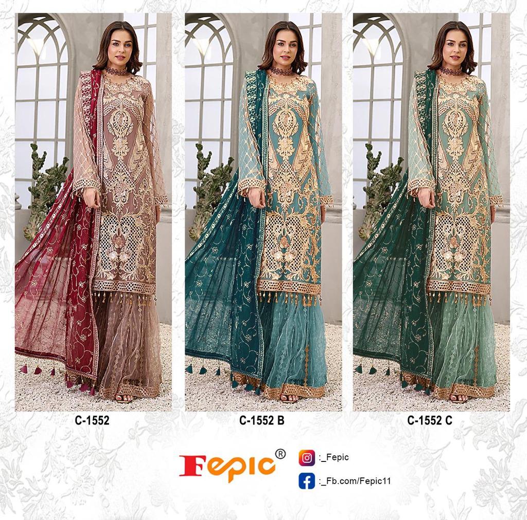Rosemeen D No C 1552 By Fepic Pakistani Suits