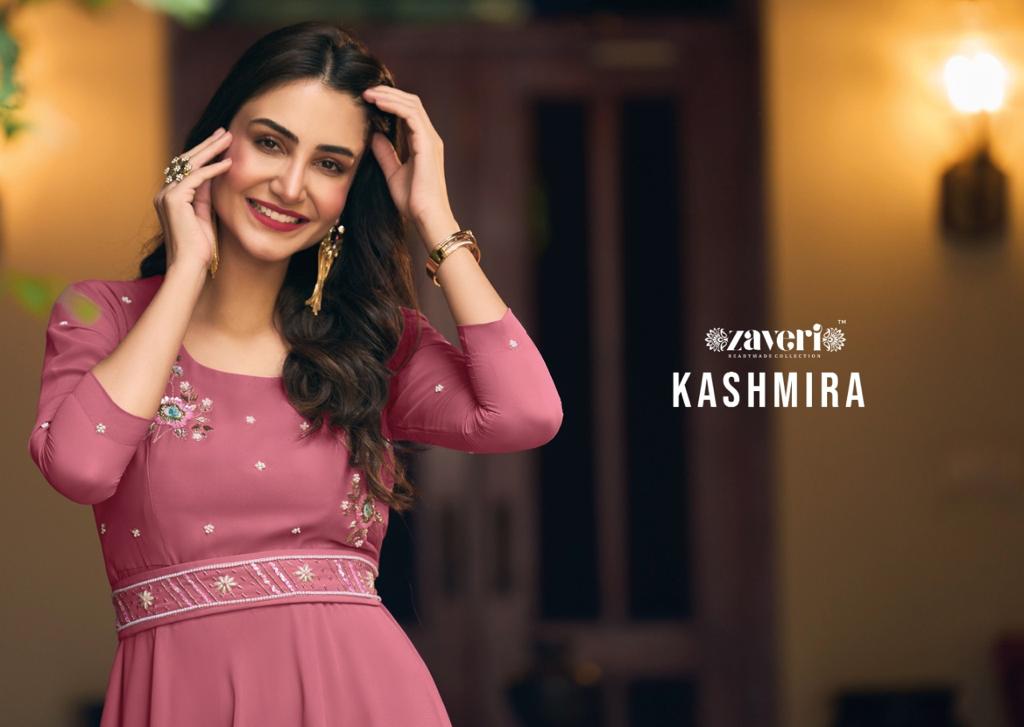 Kashmira By Zaveri Georgette Designer Long Gowns