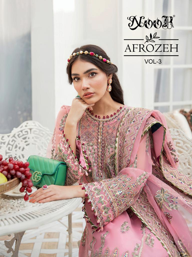 Affrozh Vol 3 By Noor Pakistani Georgette Suit