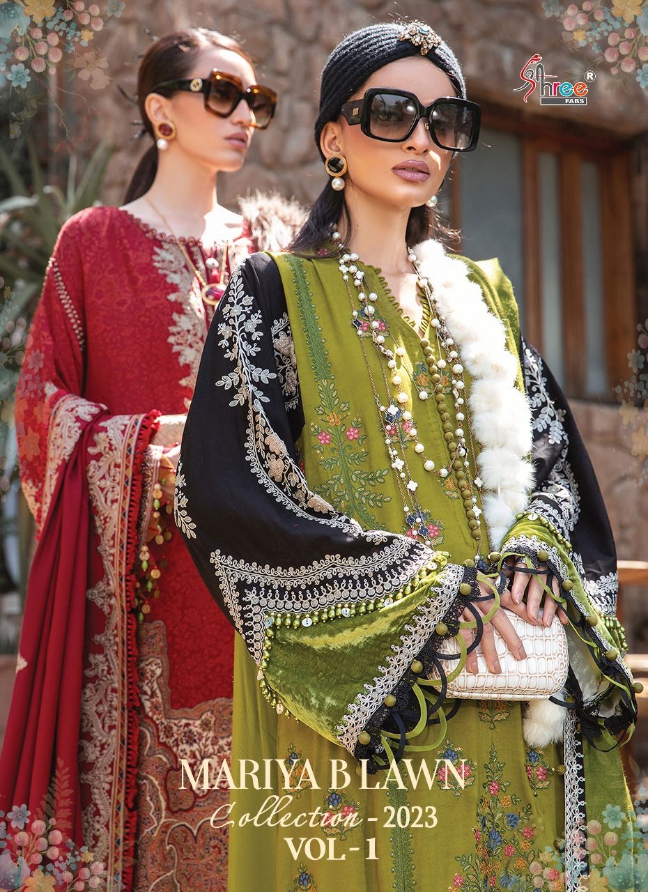 Maria B Lawn Collection 2023 Vol 1 By Shree Fabs Pakistani Concept
