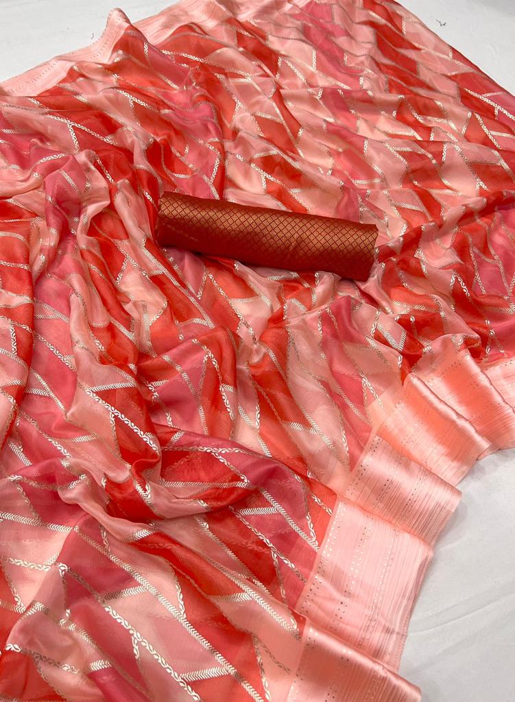 Triangle Georgette Famcy Saree