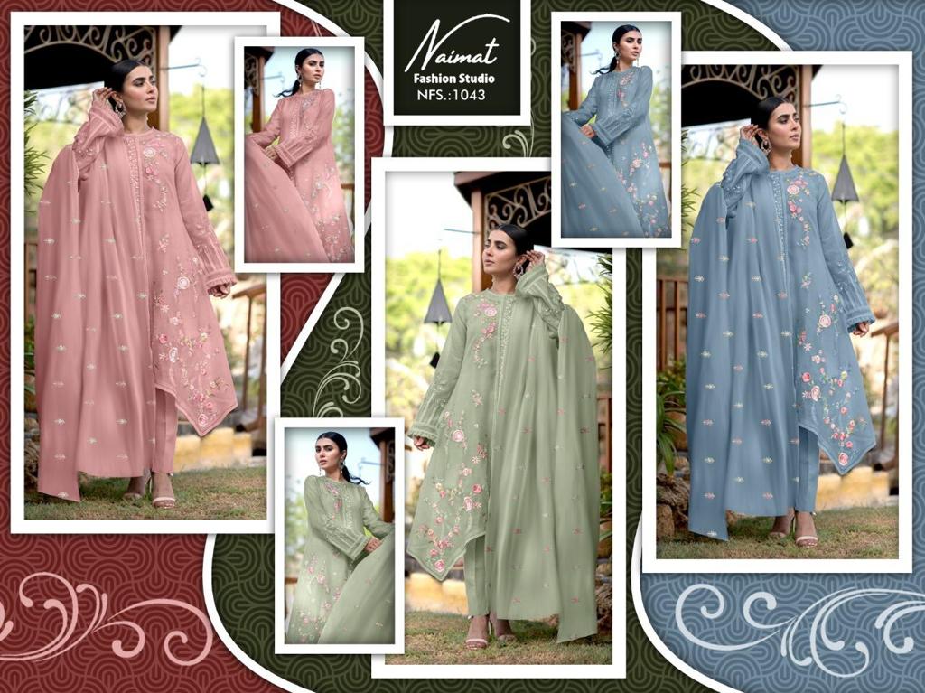 Nfs 1043 By Naimat Fashion Studio Embroidery Classy Collection