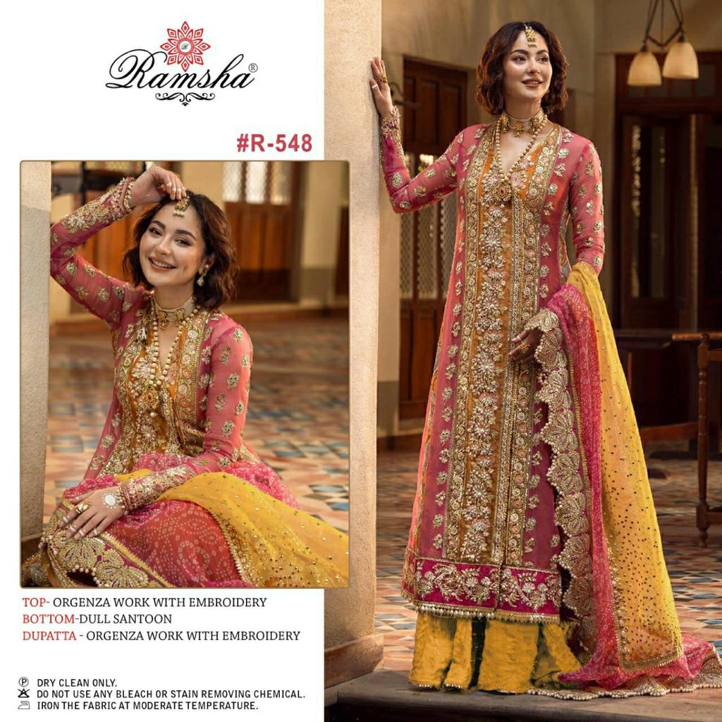 Ramsha R 548 Pakistani Suits For Women
