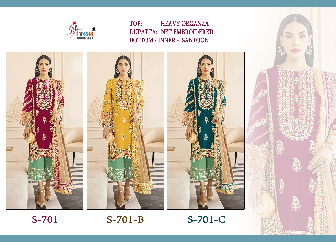 Shree Fabs D No S 701 Colour