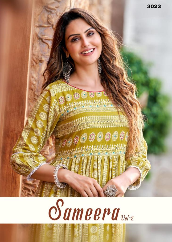Sameera Vol 2 Fancy Long Kurti