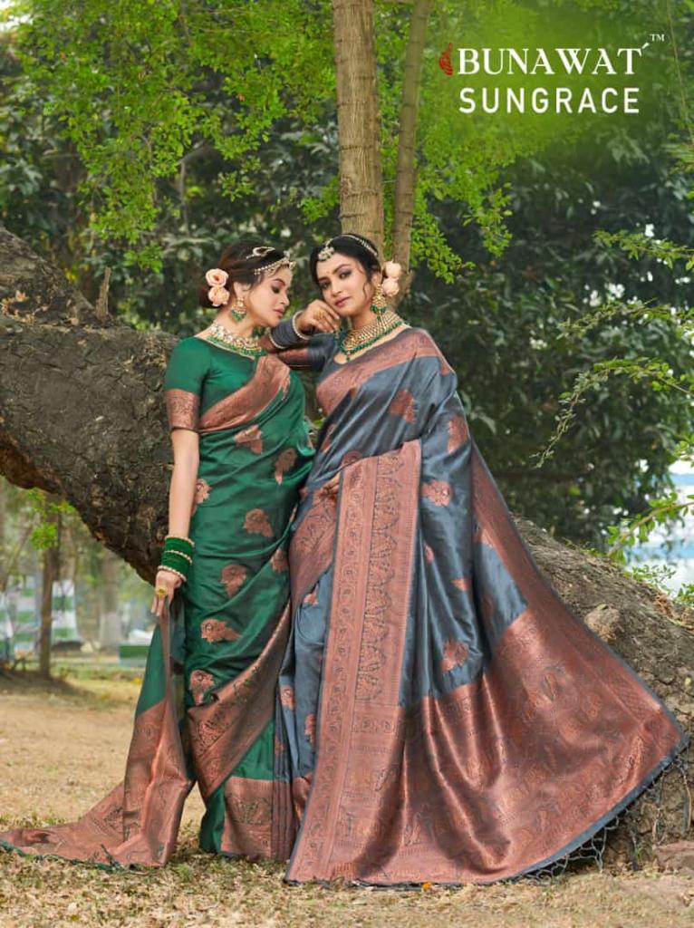 Sungrace By Bunawat Banarasi Silk Saree