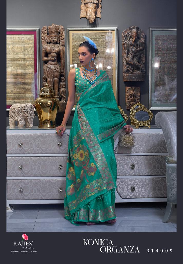 Konica Organza Series 314001 To 314010 By Rajtex Fabrics