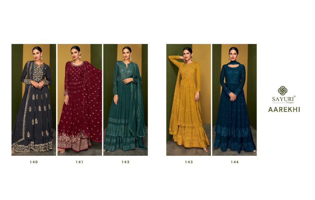 Aarekhi By Sayuri Designer Georgette Suit Single Avilable Dealer From Surat