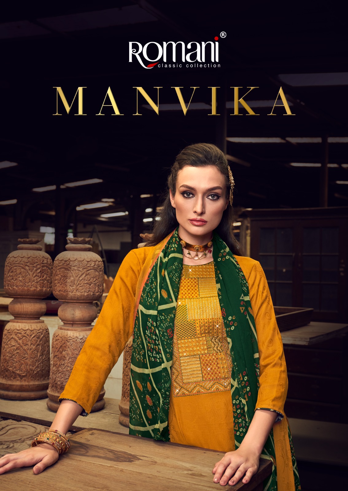 Manvika By Romani Premium Cotton Suits