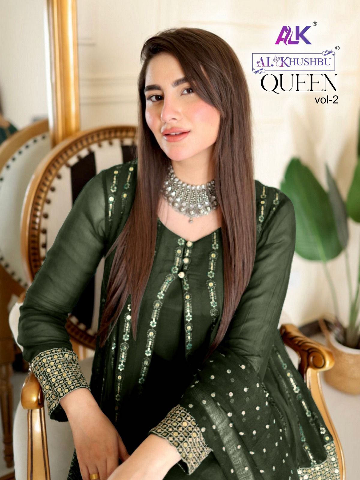 Queen Vol 2 By Al Khushbu Georgette Suit Single And Set Stockiest And Supplier Surat