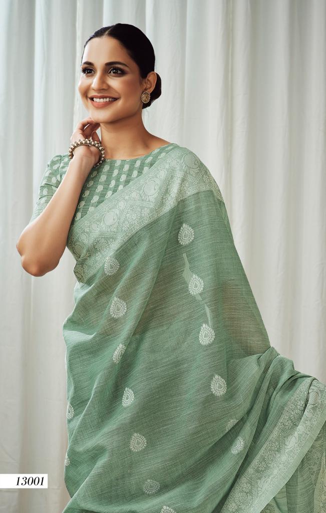 Anigma By Rajpath Fabrics Beautiful Luckhnowi Concept Sarees