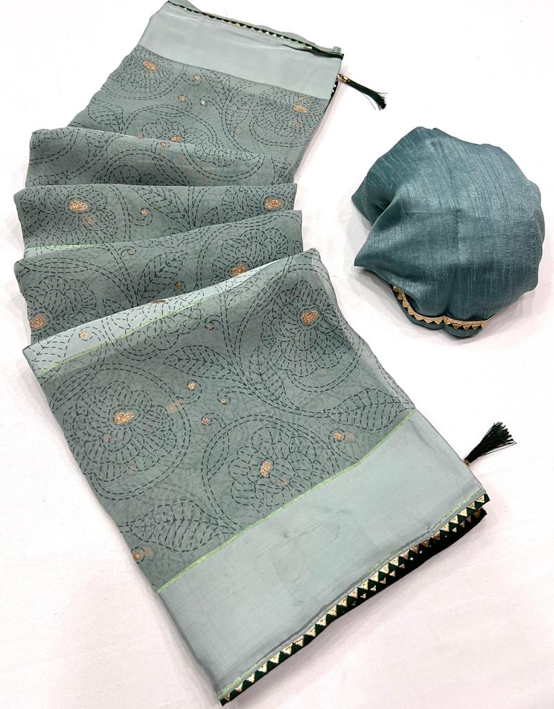 Kohinoor By Lt Fabrics Georgette Saree