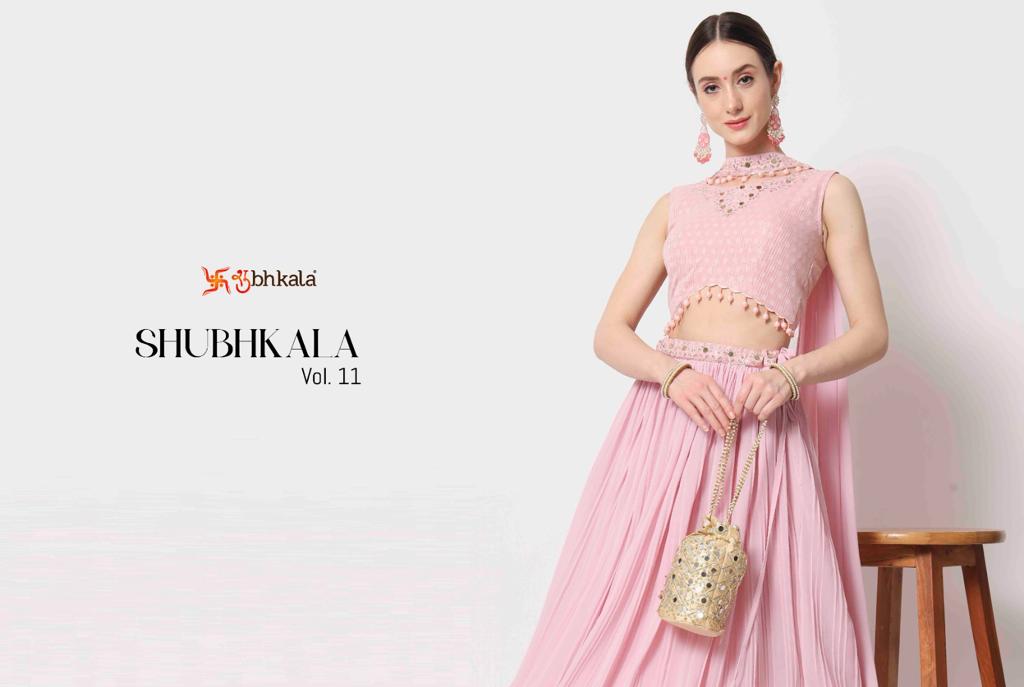 Shubhkala Vol 11 New Exclusive Embroidered Semi Stitched Lehenga Choli Collection