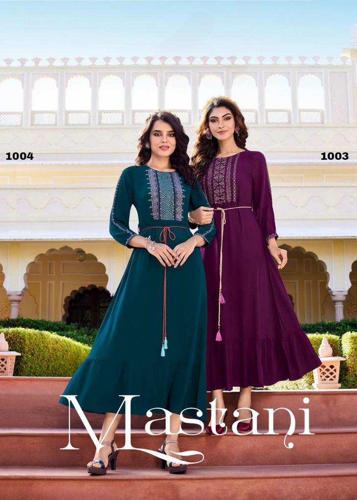 Mastani Rayon Fancy Kurti
