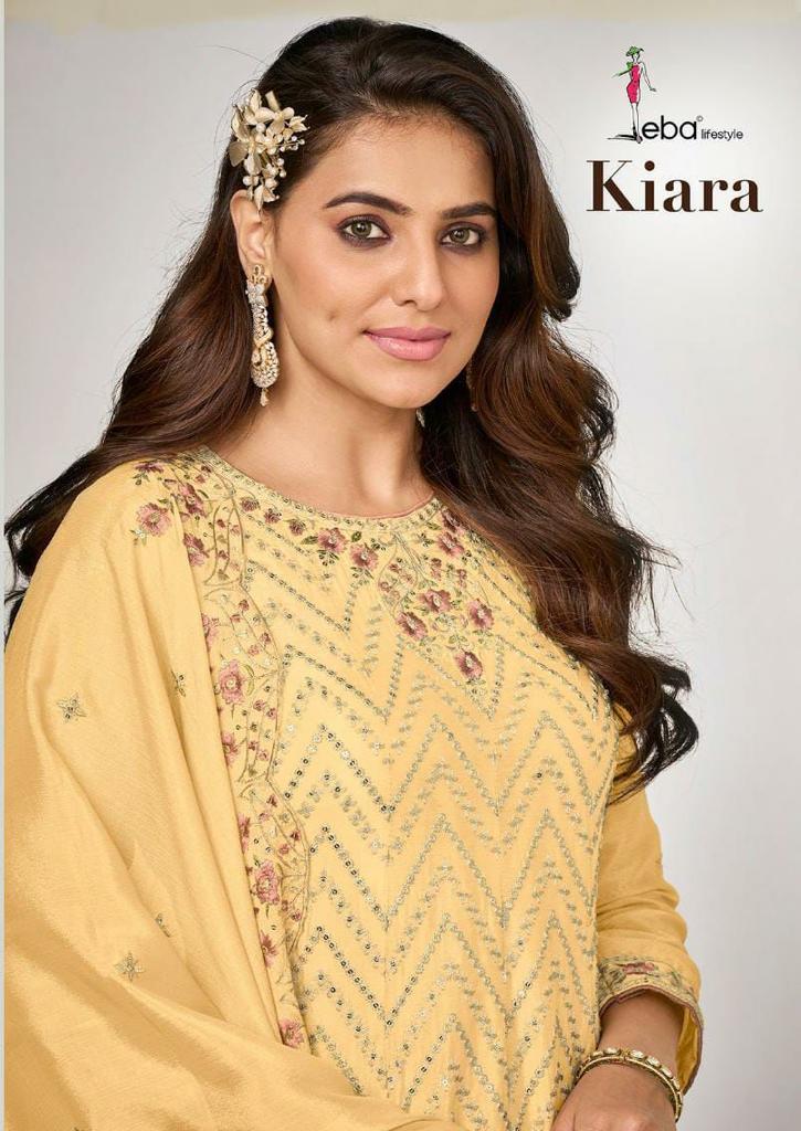 Kiara By Eba Lifestyle Designer Plazo Suit Single Avilable Wholesaler Supplier Surat