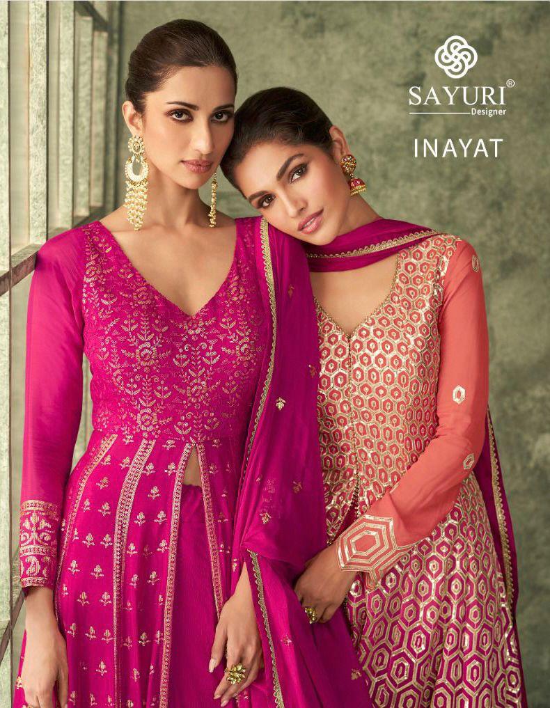 Inayat By Sayuri Designer Georgette Free Size Suits