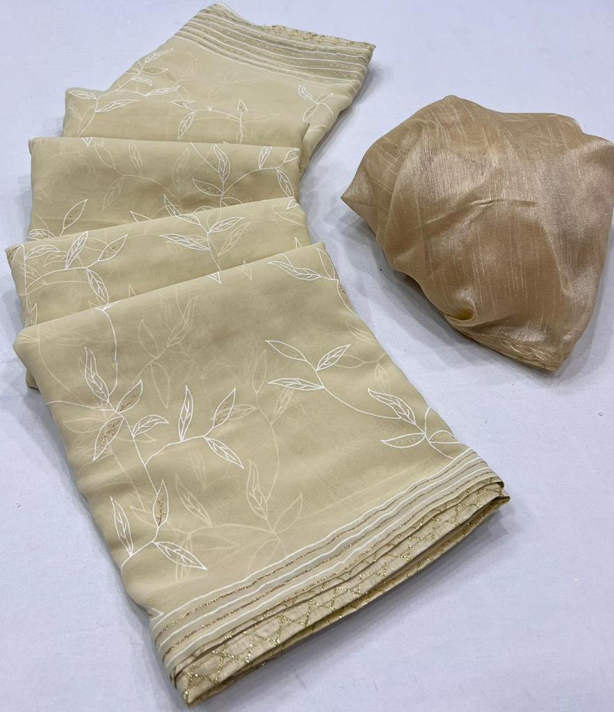 Dharati By Kashvi Creation Georgette Fancy Saree