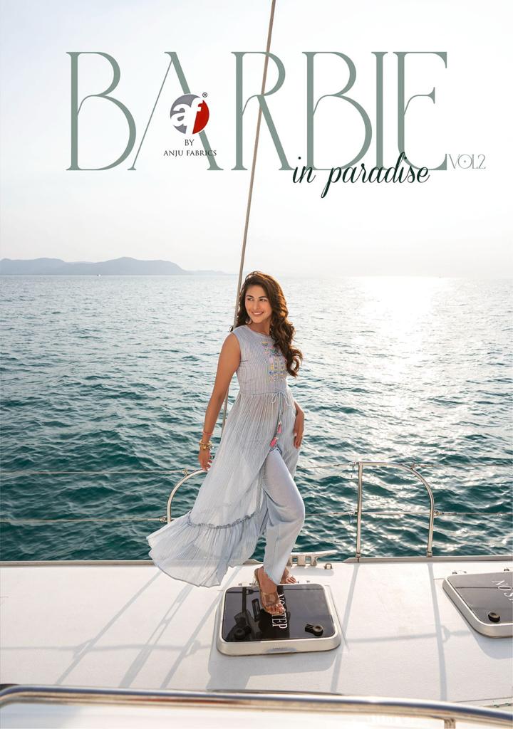 Barbie Vol 2 By Anju Fabrics Kurti Pant Heavy Collection