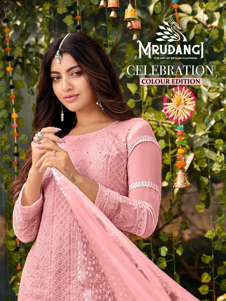 Celebration 2041 Color Edition By Mrudangi Georgette Suits