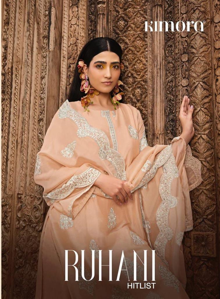 Ruhani Hit List By Kimora Designer Pure Silk Organza Suits