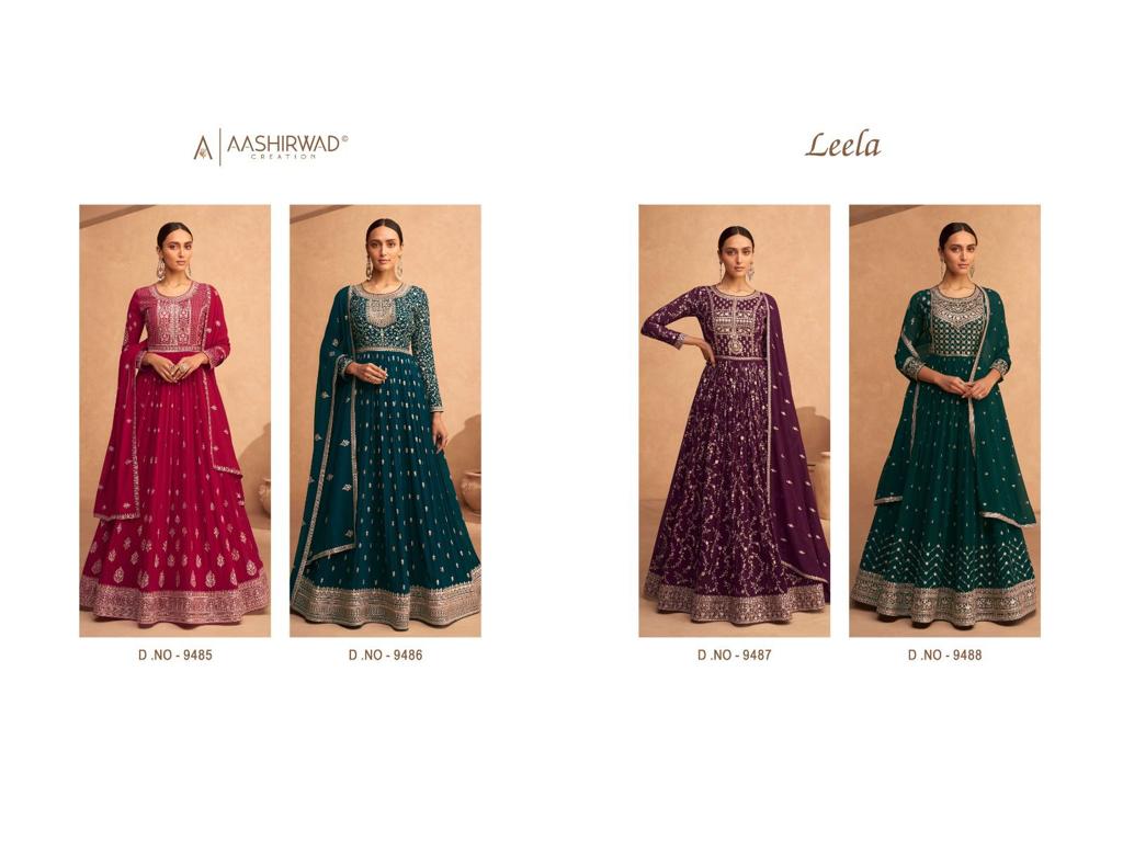 Leela By Aashirwad Premium Georgette Suits