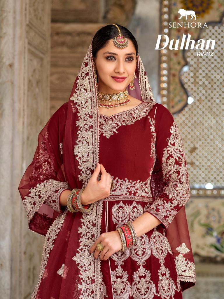 Dulhan Vol 42 By Senhora Dresses Velvet New Design With Color Edition