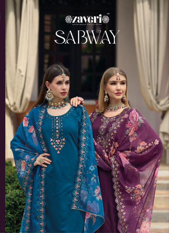 Sabway By Zaveri Women Beauty Readymade Collection Manufacturer Surat