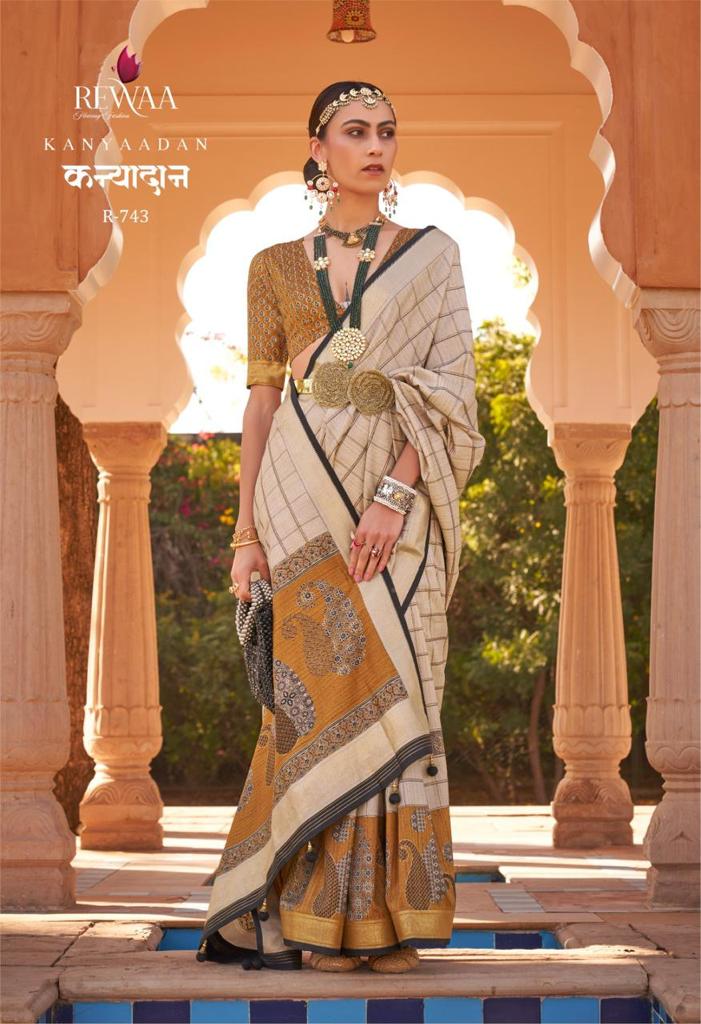 Kanyadaan By Rewaa Soft Silk Saree Single Avilable Wholesaler Supplier Surat