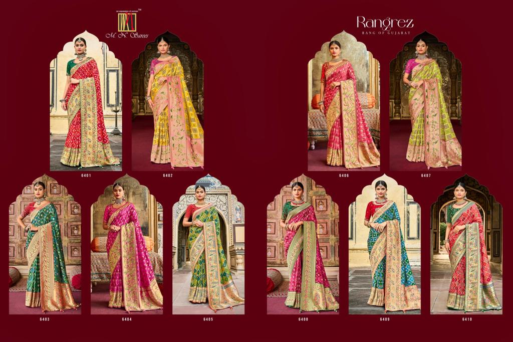 Rangrez By Mn Saree Pure Dola Saree Collection Manufacturer Surat