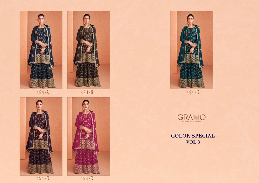 Colour Special Vol 3 By Gramo Plazo Suit Single Avilable Wholesaler Supplier Surat