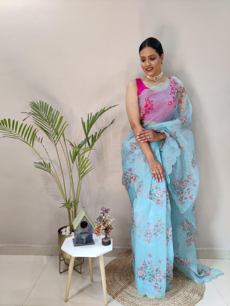 Sofia Organza Saree Collection Manufacturer Surat