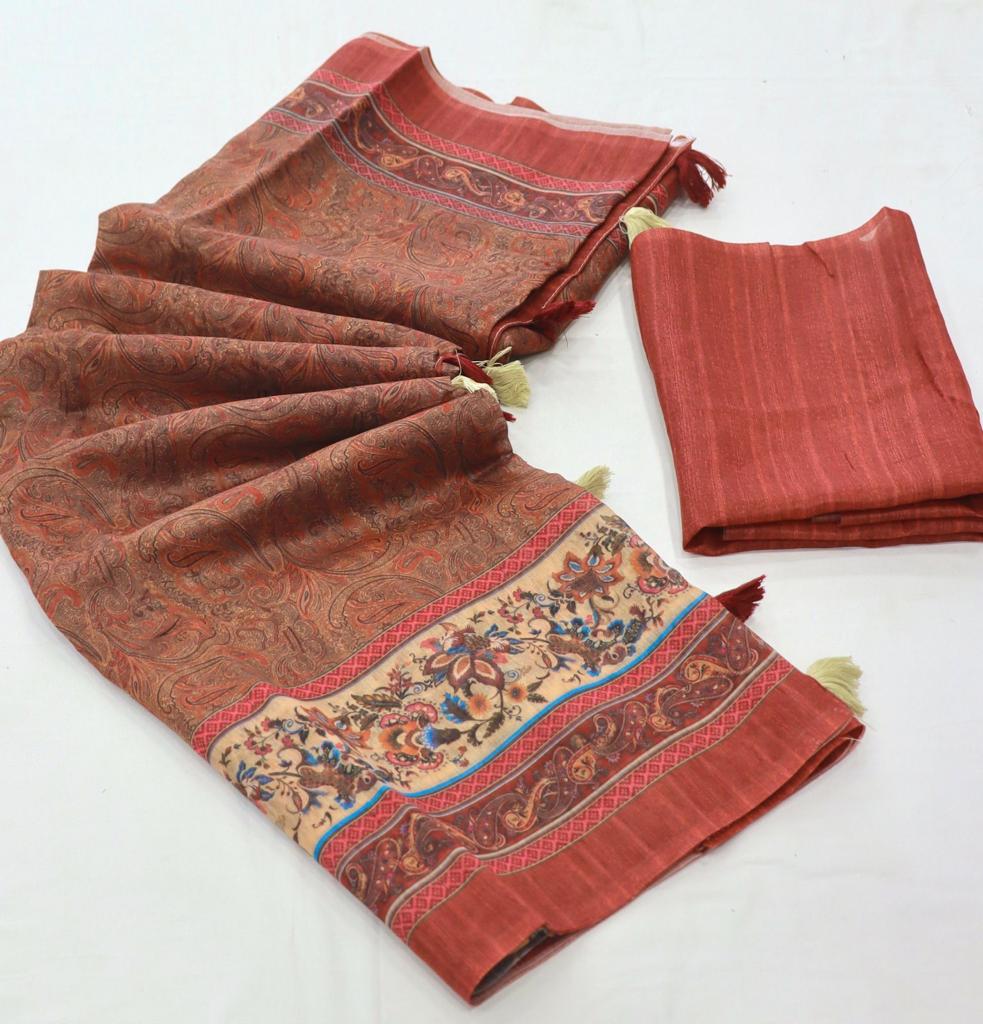 Chanderi Cotton Summer Wear Sarees Collection Surat